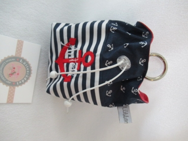 ♥ ANKER HUND LECKERLIBEUTEL KOTBEUTEL GÜRTELTASCHE VON LÜTTENTÜDDEL