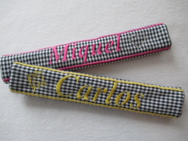 Preview: ♥ Nasenband Nasenschoner Wunschname Nasenriemen