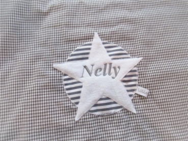 ♥ BUTTON STERN HUND LECKERLIBEUTEL KOTBEUTEL GÜRTELTASCHE VON LÜTTENTÜDDEL