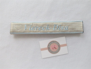 ♥ Nasenband Nasenschoner Wunschname Nasenriemen Brandzeichen Strass