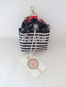 Preview: ♥ ANKER HUND LECKERLIBEUTEL KOTBEUTEL GÜRTELTASCHE VON LÜTTENTÜDDEL