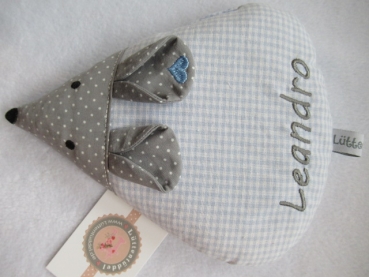 ♥ zauberhafte Maus Körnerkissen Wärmekissen Dinkel Wunschfarbe Name von Lüttentüddel