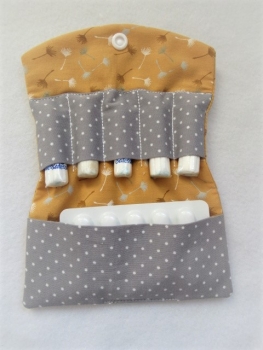 ♥ zauberhafte Pusteblume Globuli Täschchen, Notfall Täschchen Tampon Pillentäschchen ♥ ® Lüttentüddel