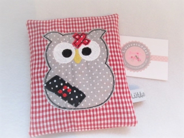 ♥ kleine Eule Beulentröster inkl. Kühlpad Wunschname Geburt Taufe Einschulung  ★ von Lüttentüddel®