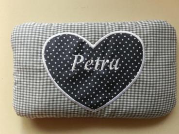 ♥ Großes Körnerkissen Wärmekissen Herz Dinkel Lavendel von Lüttentüddel