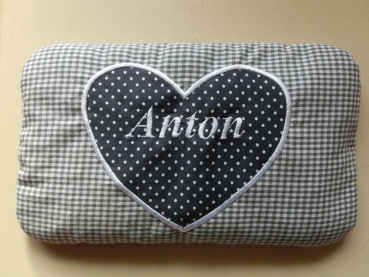 ♥ Großes Körnerkissen Wärmekissen Herz Dinkel Lavendel von Lüttentüddel