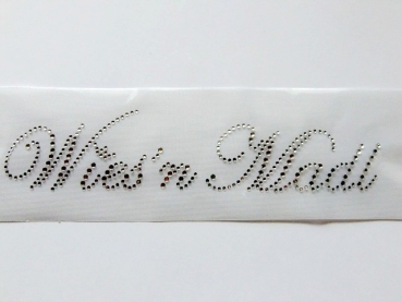 Wiesn Madl Oktoberfest Wies&#180;n Schriftzug Strass Hotglue Hotfix Bügelbild