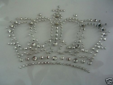 Krone klein Hotfix Bügelbild Bügelmotiv Schabracke