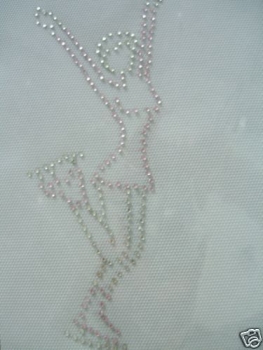 Skating Schlittschuhe Kür Kürkleid Hotfix Hotglue Bügelbild Bügelmotiv Strass