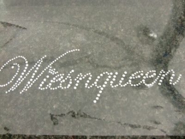 Wiesnqueen Wiesn Oktoberfest Strass Hotfix Schriftzug Bügelbild Shirt Dirndl Tracht Party