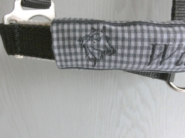 Preview: Pferdekopf Nasenband Nasenschoner Wunschname Brandzeichen