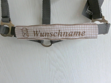 Preview: Holsteiner Nasenband Nasenschoner Wunschname Brandzeichen