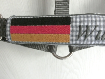 Preview: Deutschland Flagge Nasenband Nasenschoner Wunschname Brandzeichen