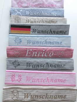 Preview: Deutschland Flagge Nasenband Nasenschoner Wunschname Brandzeichen