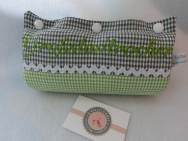 Preview: Armpolster für Babyschale  Lüttentüddel Wunschname  Vichy