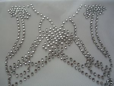 Strass Schlittschuhe z.B Kürkleid Skating Schlittschuhe Kür  Hotfix Hotglue Bügelbild Bügelmotiv Strass