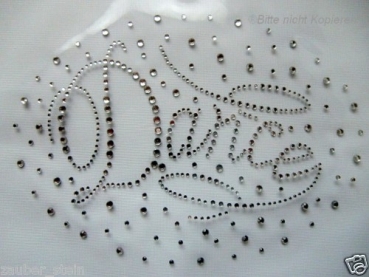 Dance Hotfix Hotglue Bügelbild Strass ein Traum Bügelmotiv