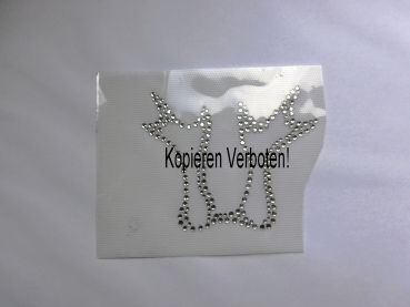 Brandzeichen Rheinländer Schabracke Hotfix Bügelbild Strass Abschwitzdecke