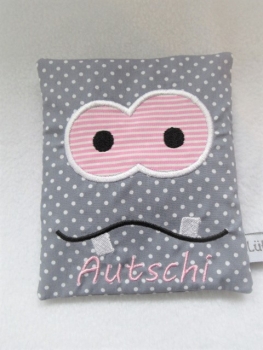 Preview: süßes Monster Beulentröster inkl. Kühlpad Wunschname Geburt Zahnfee Taufe Einschulung von Lüttentüddel®