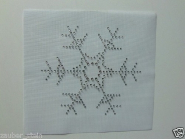Stern Eiskristall Strass Hotfix Bügelbild Tischdecke Schiebevorhang