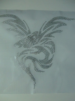 Preview: Adler Bügelbild  STRASS  Edel Shirt Jacke Hotfix Hotglue