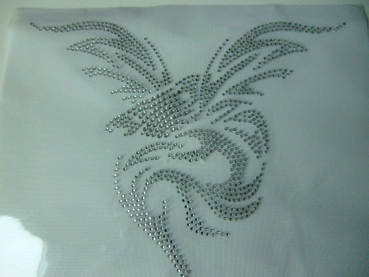 Preview: Adler Bügelbild  STRASS  Edel Shirt Jacke Hotfix Hotglue