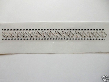 Bordüre Ornament Hotfix Bügelbild Shirt Strass Schiebevorhang Tischdecke etc