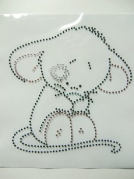 süße Maus Strass Bügelbild Hotfix  süüüß Kinderzimmer Jacke Top Shirt