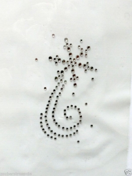 Stern Eiskristall Schneeflocke Strass Hotfix Bügelbild Tischdecke Kissenhülle
