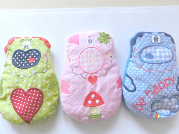 ♥ Knudie Happy Körnerkissen Wärmekissen Dinkel von Lüttentüddel