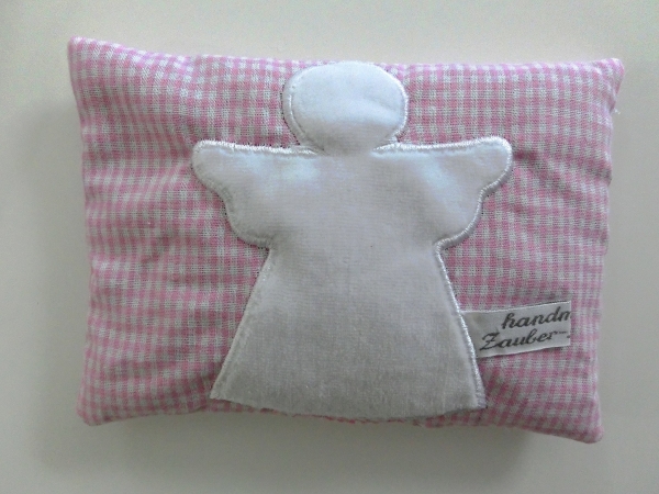 ♥ Engel Schutzengel Nicky Wunschname Körnerkissen Wärmekissen Dinkel Lavendel