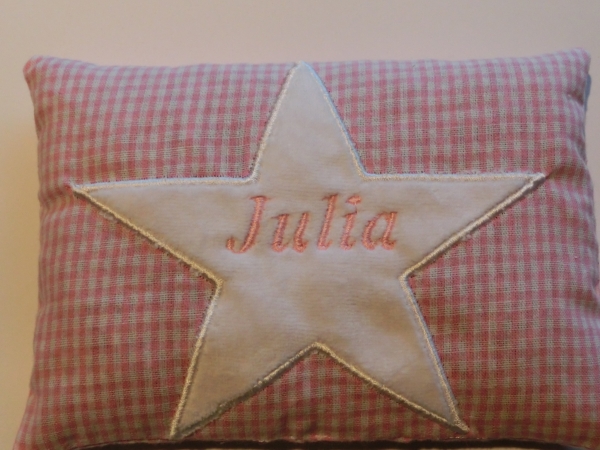 ♥ Stern der Deinen Namen trägt Nicky Wunschname Körnerkissen Wärmekissen Dinkel Lavendel
