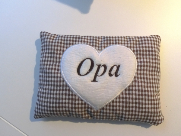 ♥ Opa Körnerkissen Wärmekissen Dinkel Lavendel