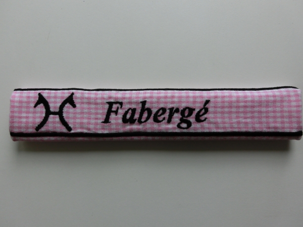 ♥ Nasenband Nasenschoner Wunschname Nasenriemen Brandzeichen