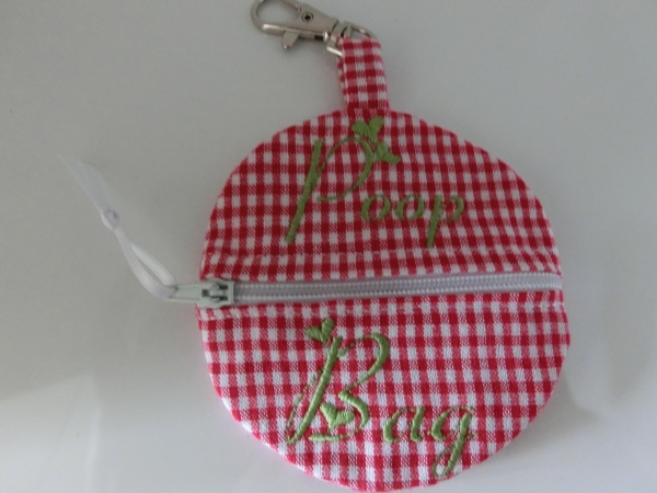 ♥ POOP BAG HUND KOTBEUTEL BESTICKT