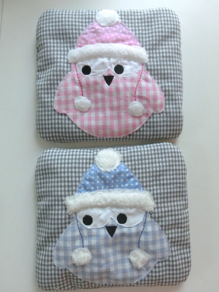 ♥ Winter Eule Körnerkissen Wärmekissen Dinkel Wunschfarbe Name