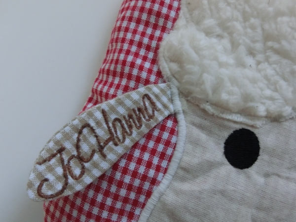 Tiere Name Wunschname Körnerkissen Wärmekissen Dinkelkissen Lavendel Stickerei von Lüttentüddel