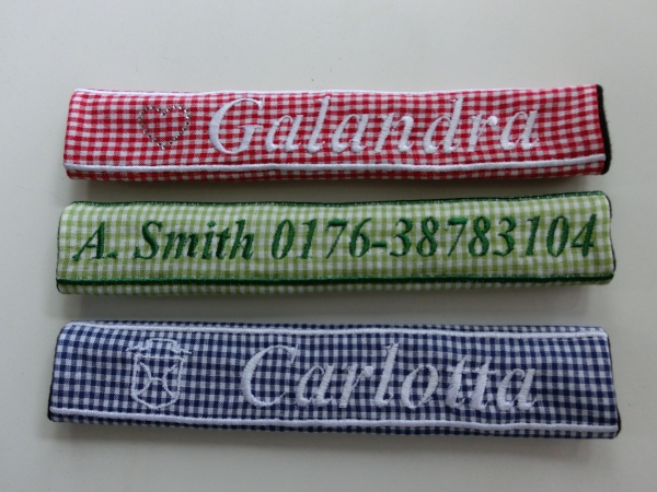 ♥ Nasenband Nasenschoner Wunschname Nasenriemen Brandzeichen