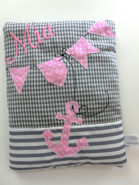 ♥ AHOI Anker Körnerkissen Wärmekissen Dinkel Wunschfarbe