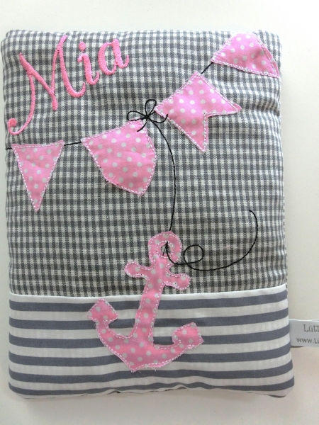 ♥ AHOI Anker Körnerkissen Wärmekissen Dinkel Wunschfarbe