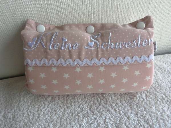 ♥ Armpolster für Babyschale ★ Lüttentüddel © ♥ Wunschname