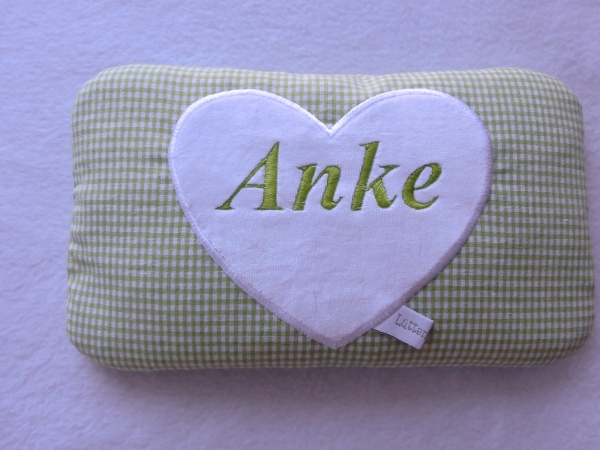 ♥ Großes Körnerkissen Wärmekissen Herz Dinkel Lavendel von Lüttentüddel