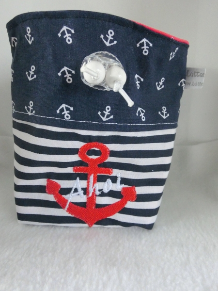 ♥ ANKER HUND LECKERLIBEUTEL KOTBEUTEL GÜRTELTASCHE VON LÜTTENTÜDDEL