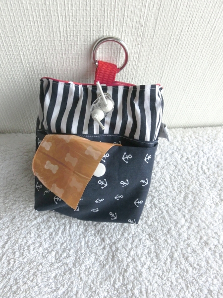 ♥ ANKER HUND LECKERLIBEUTEL KOTBEUTEL GÜRTELTASCHE VON LÜTTENTÜDDEL