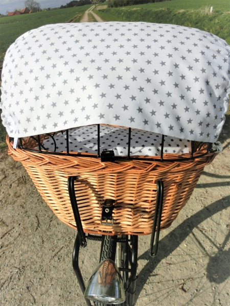 © Sterne Sonnensegel Sonnenschutz Blendschutz Hundefahrradkorb von Lüttentüddel®
