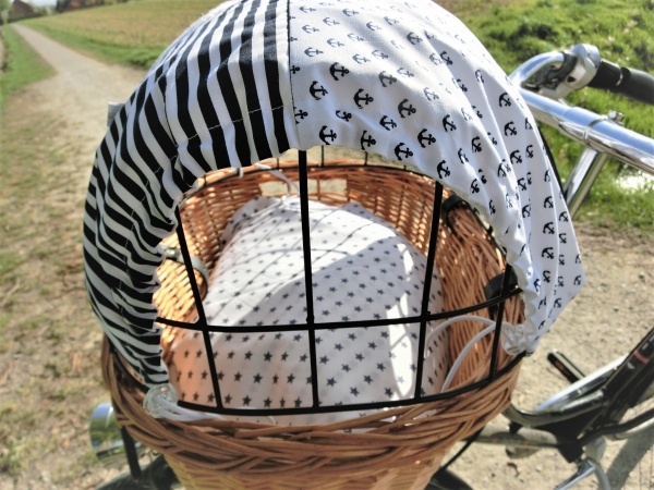 © Anker Sonnensegel Sonnenschutz Blendschutz Hundefahrradkorb von Lüttentüddel