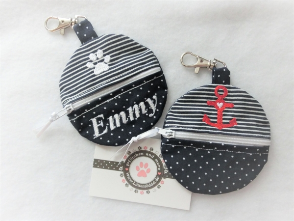 ♥ ANKER HUND LECKERLIBEUTEL KOTBEUTEL GÜRTELTASCHE VON LÜTTENTÜDDEL