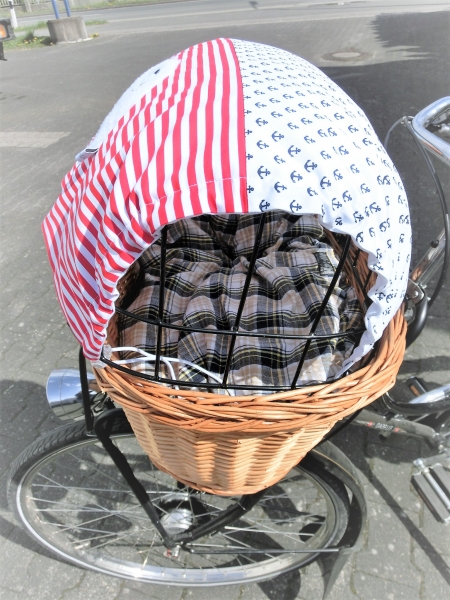 © Anker Sonnensegel Sonnenschutz Blendschutz Hundefahrradkorb von Lüttentüddel