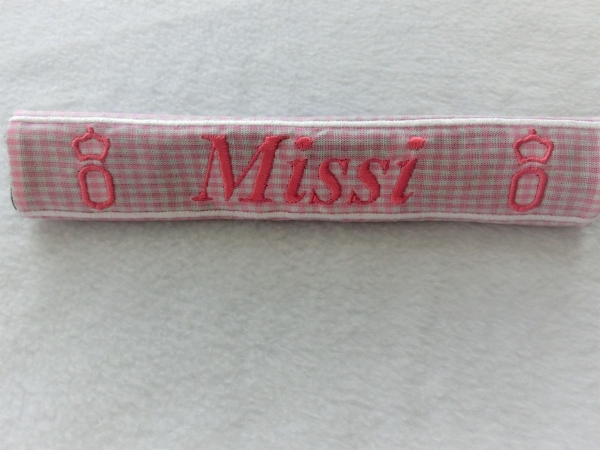 ♥ Nasenband Nasenschoner Wunschname Nasenriemen Brandzeichen