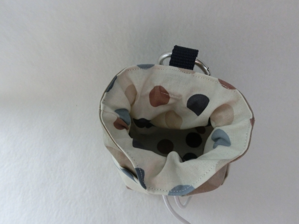 ♥ Punkte HUND LECKERLIBEUTEL KOTBEUTEL GÜRTELTASCHE VON LÜTTENTÜDDEL